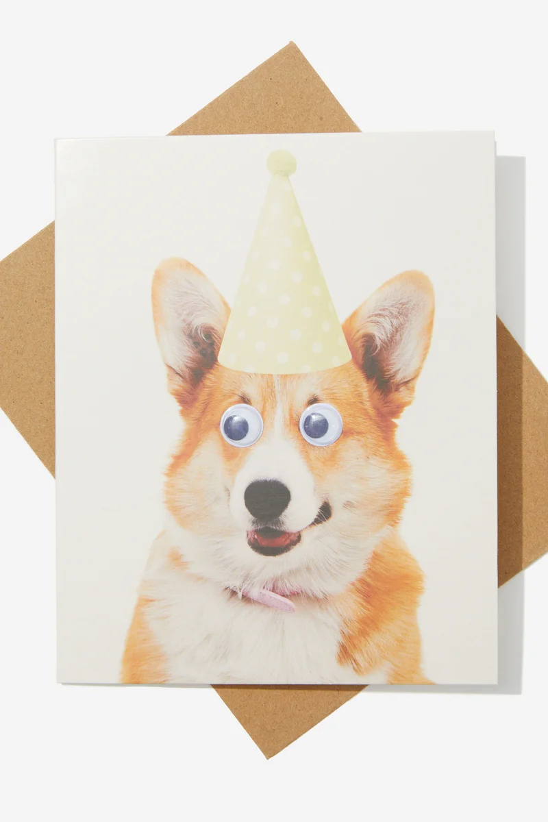 Typo premium funny birthday card